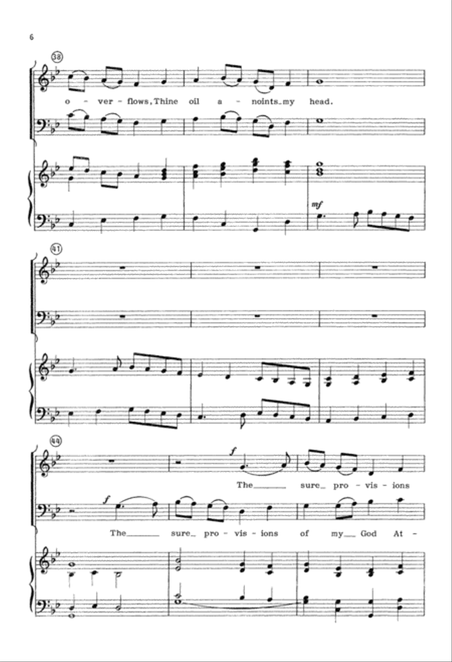 My Shepherd Will Supply My Need (Digital Download) 2-Part scores gallery preview page 6