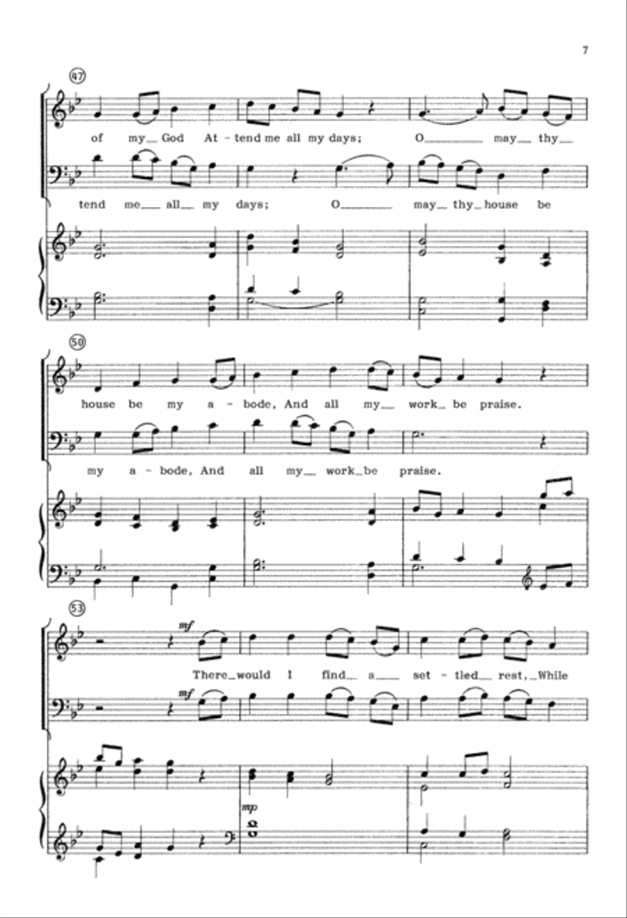 My Shepherd Will Supply My Need (Digital Download) 2-Part scores gallery preview page 7