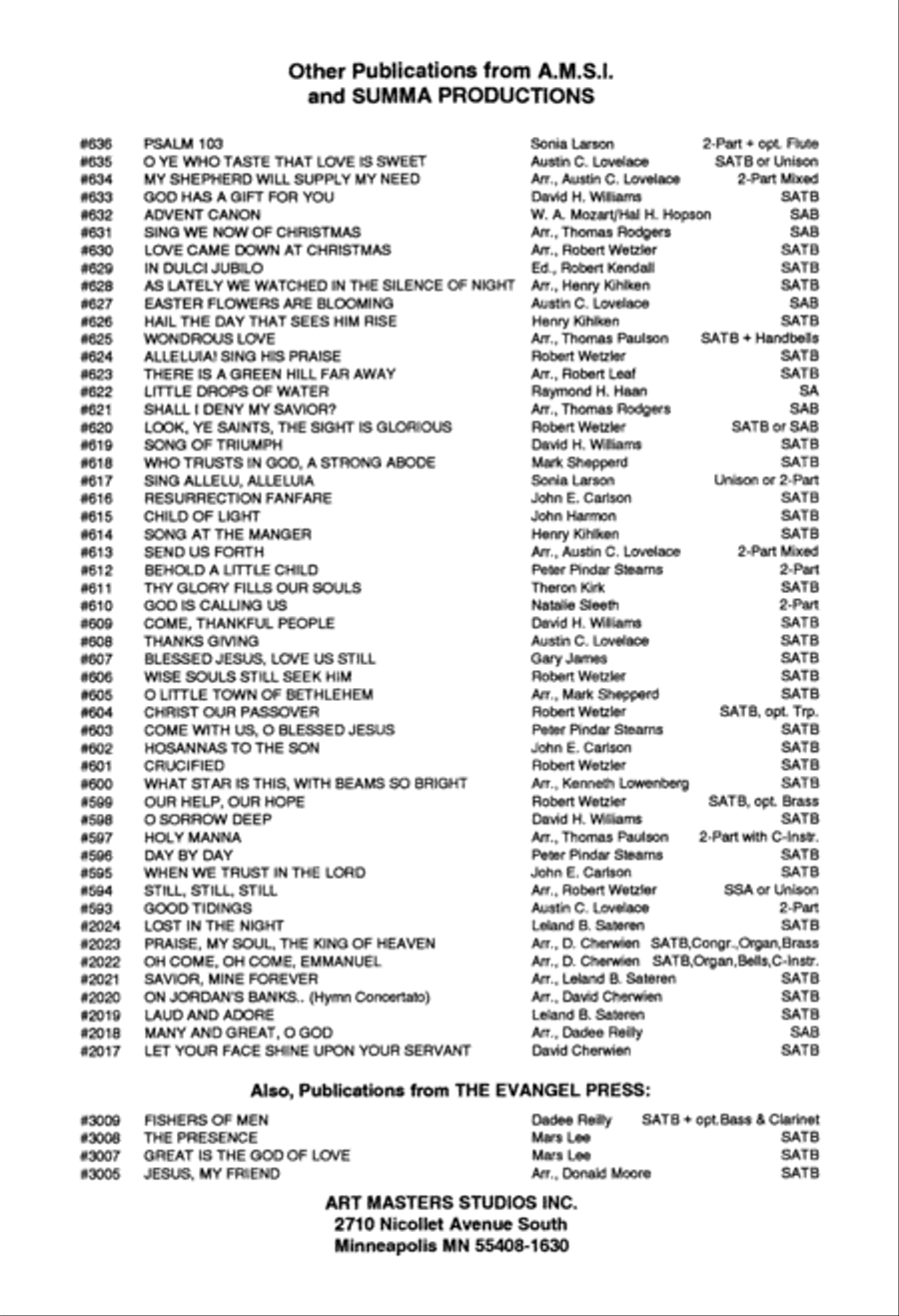 O Sons and Daughters (Digital Download) Unison Choir scores gallery preview page 8