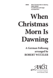 When Christmas Morn is Dawning (Digital Download)