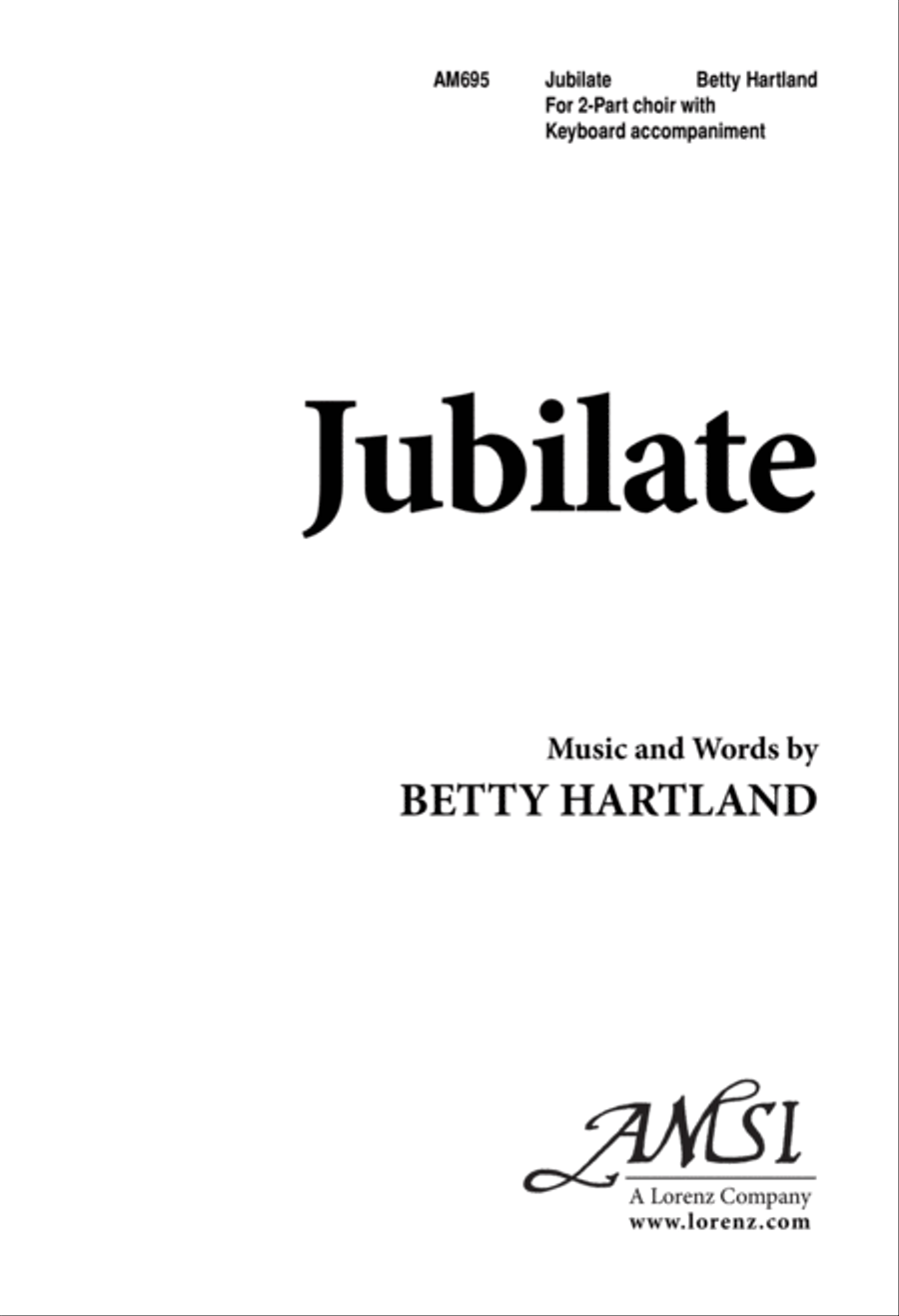 Jubilate (Digital Download) 2-Part scores gallery preview page 1