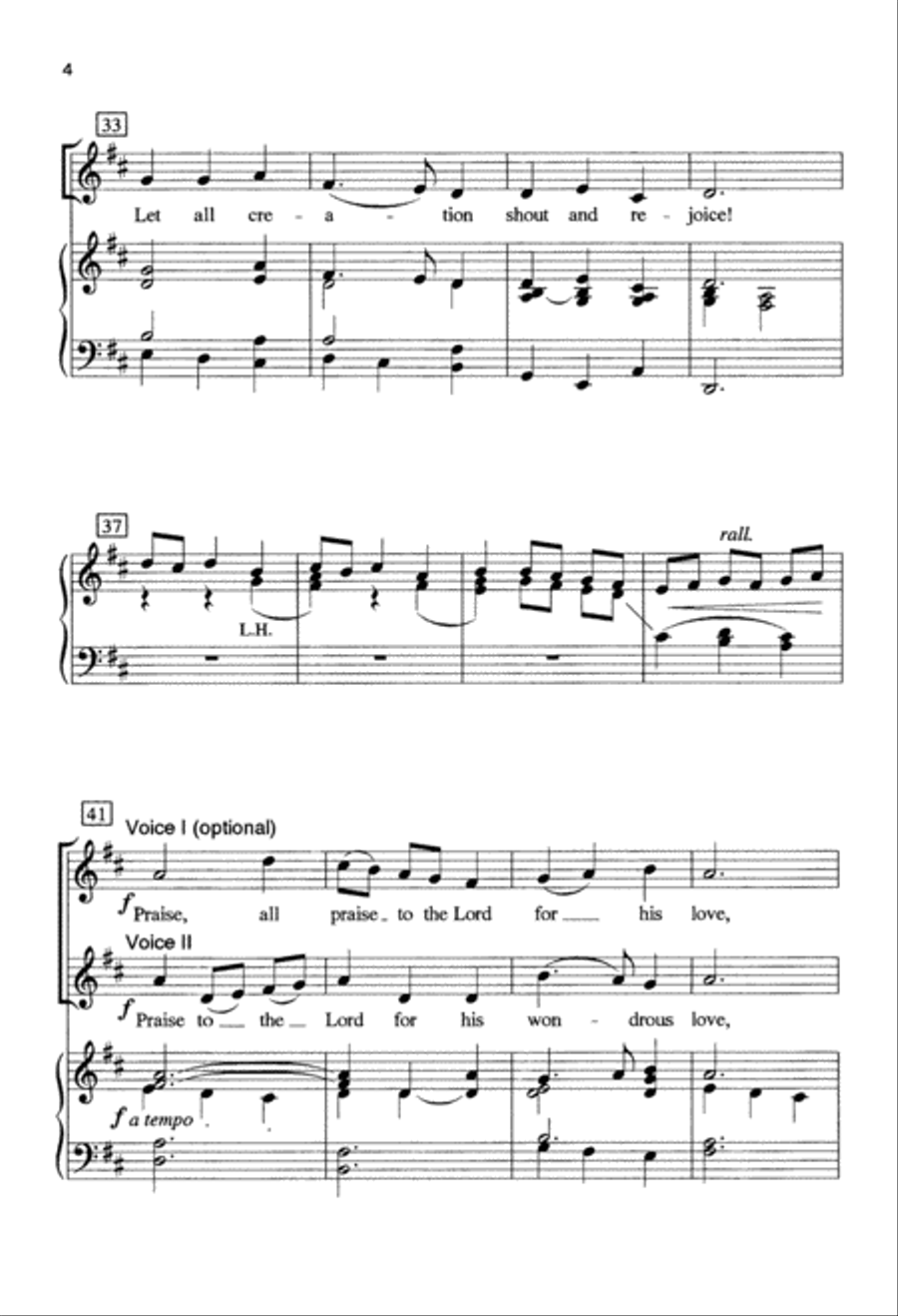 Jubilate (Digital Download) 2-Part scores gallery preview page 4