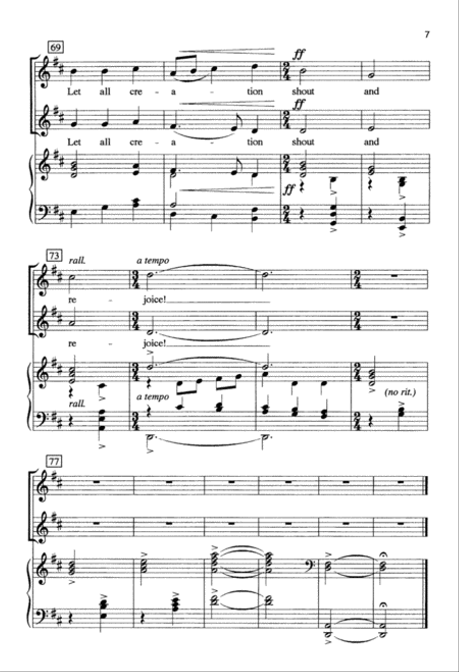 Jubilate (Digital Download) 2-Part scores gallery preview page 7