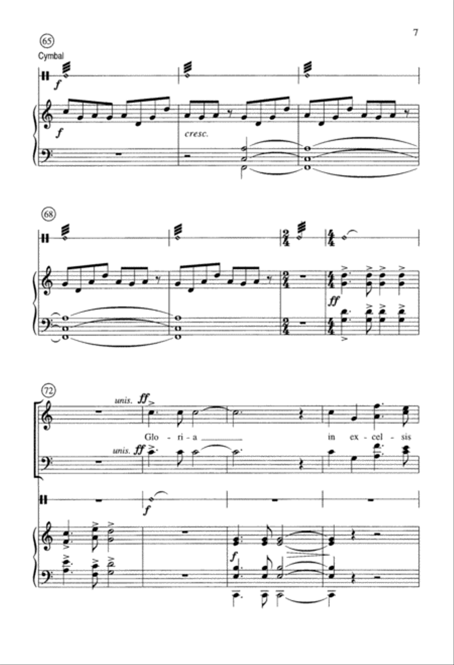 He Came So Still (Digital Download) 4-Part scores gallery preview page 7