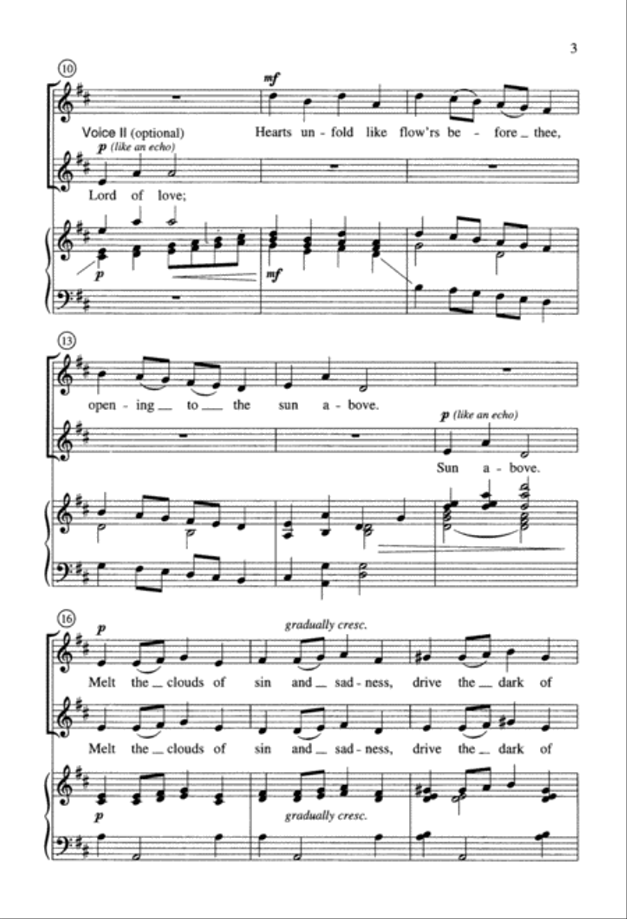 Joyful, Joyful (Digital Download) Unison Choir scores gallery preview page 3