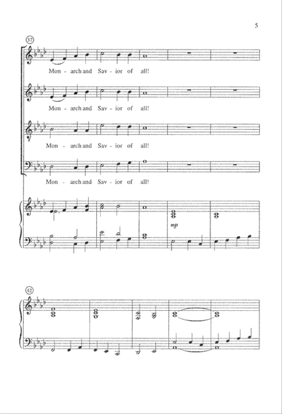 Star of the East (Digital Download) 4-Part scores gallery preview page 5