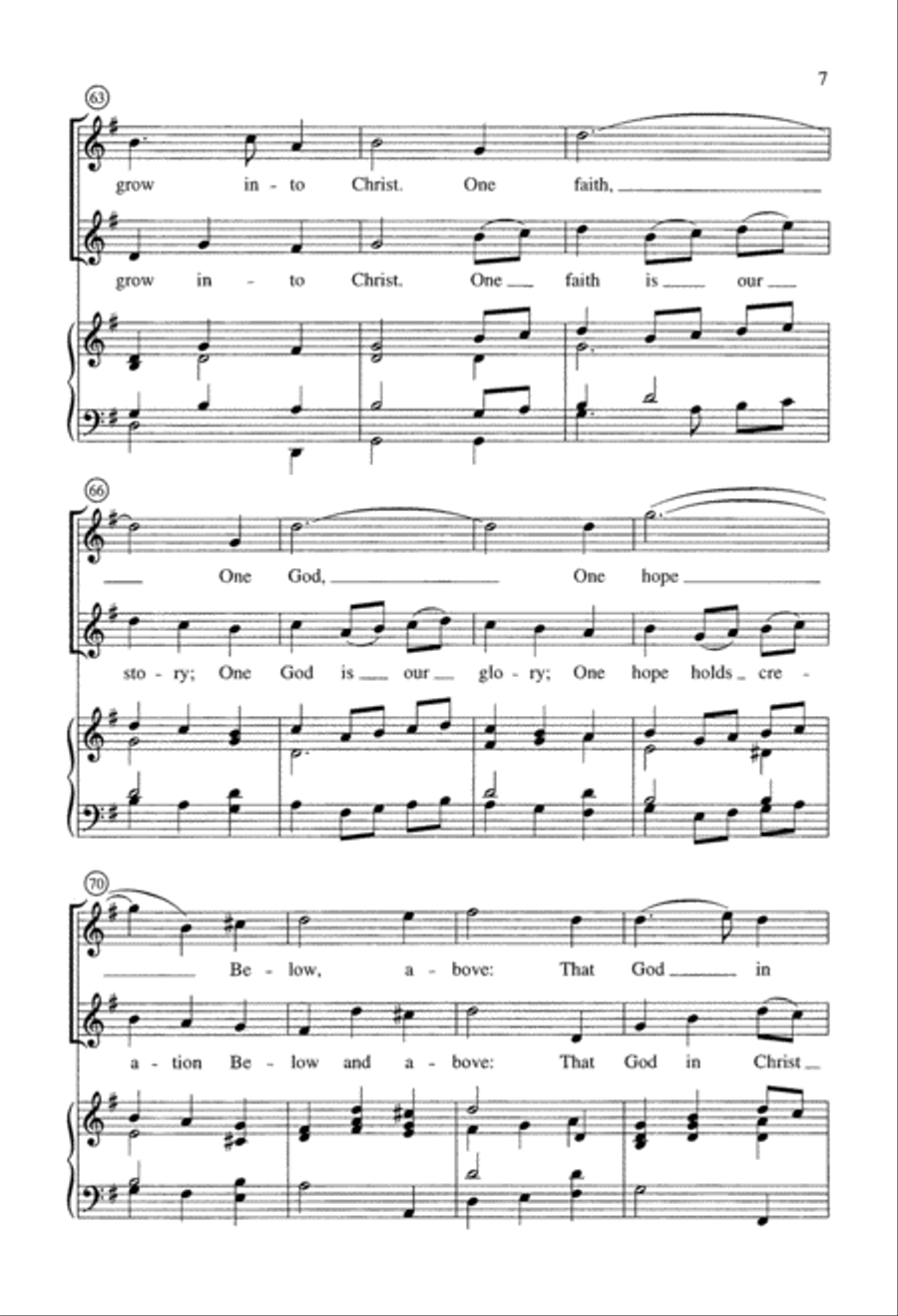 You Fill All Creation (Digital Download) 2-Part scores gallery preview page 7
