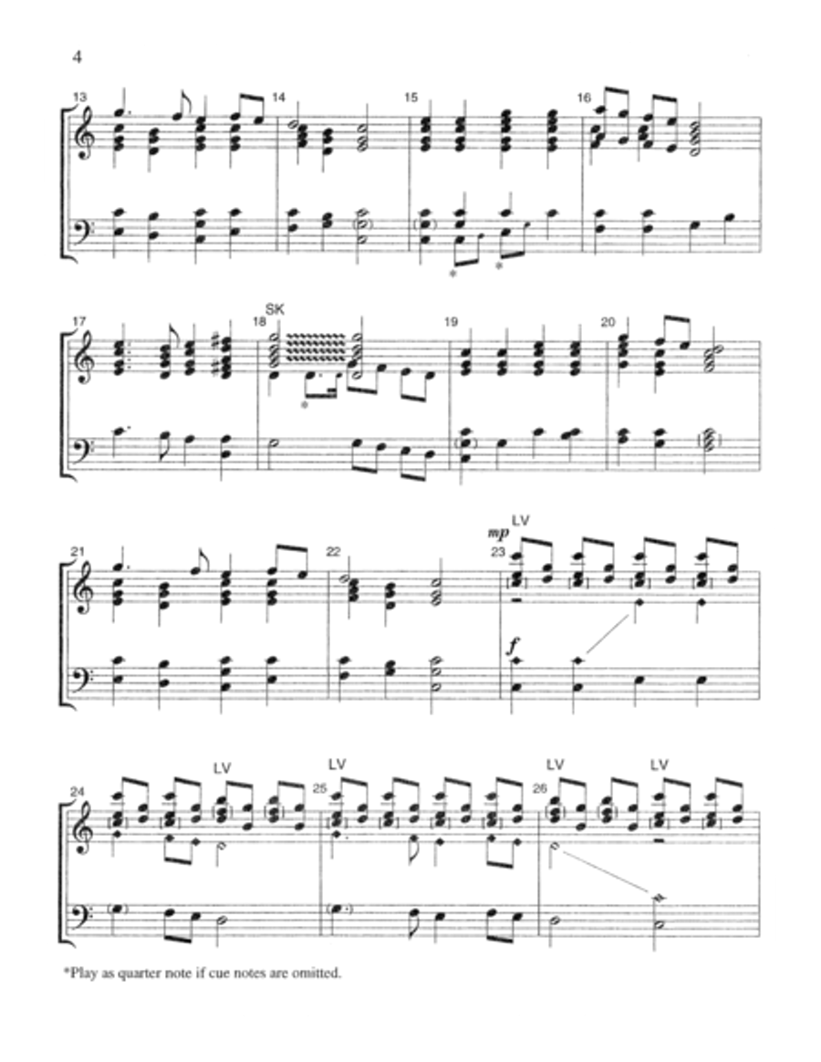Four Festive Hymns Four Festive Hymns 3-Octaves scores gallery preview page 4