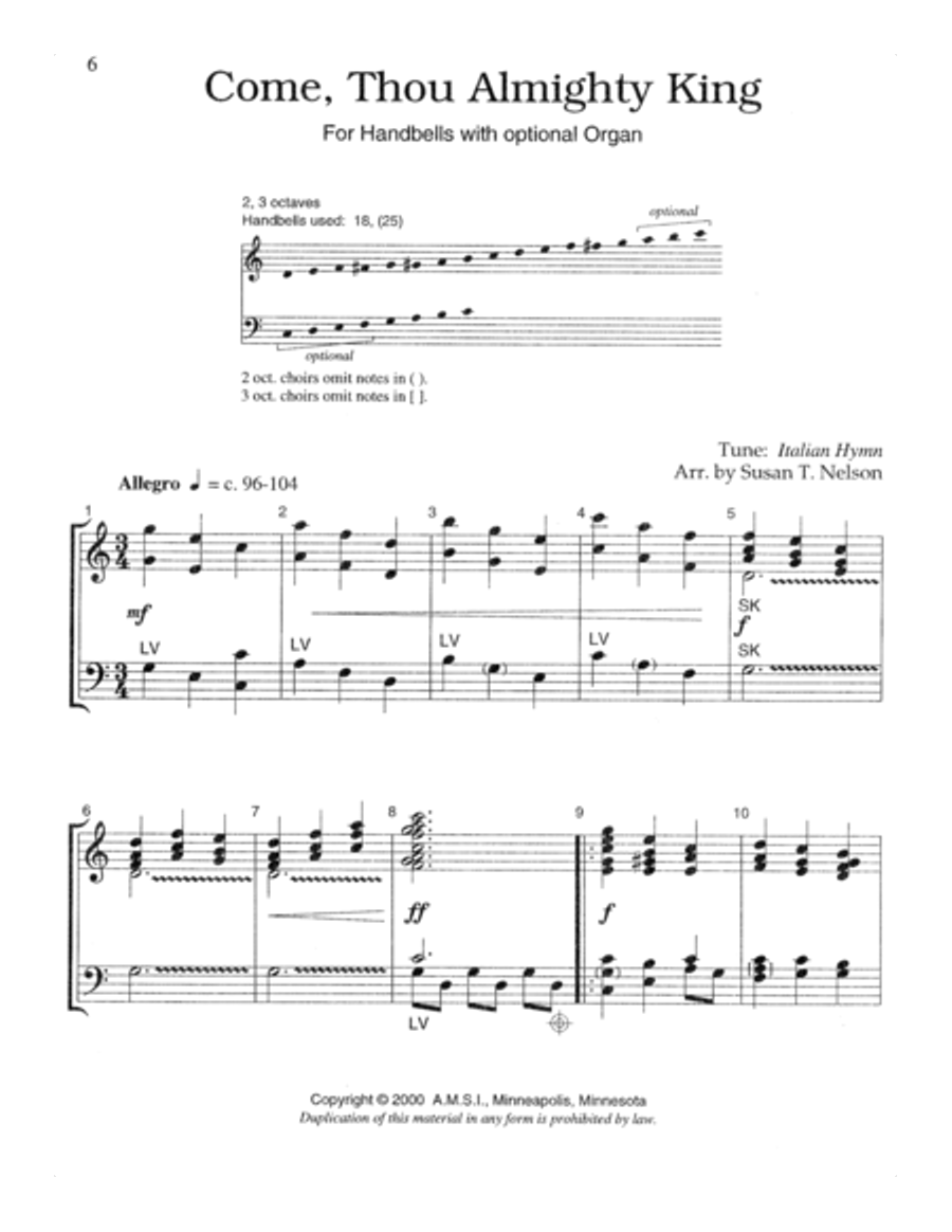 Four Festive Hymns Four Festive Hymns 3-Octaves scores gallery preview page 6
