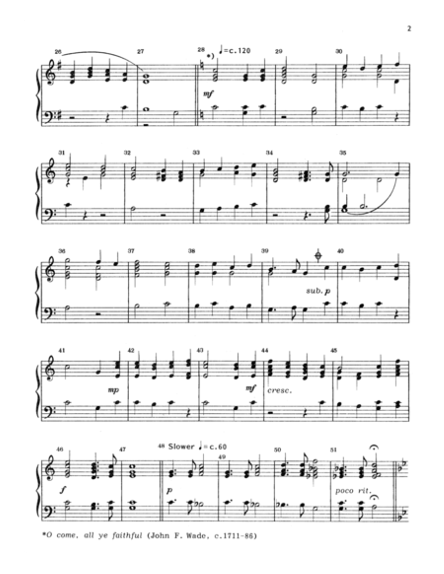 A Christmas Medley (Digital Download) 2-Octaves scores gallery preview page 2