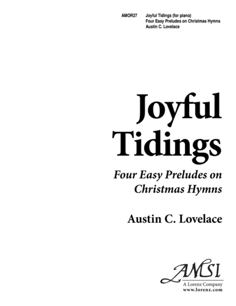 Joyful Tidings (Digital Download) Organ scores gallery preview page 1