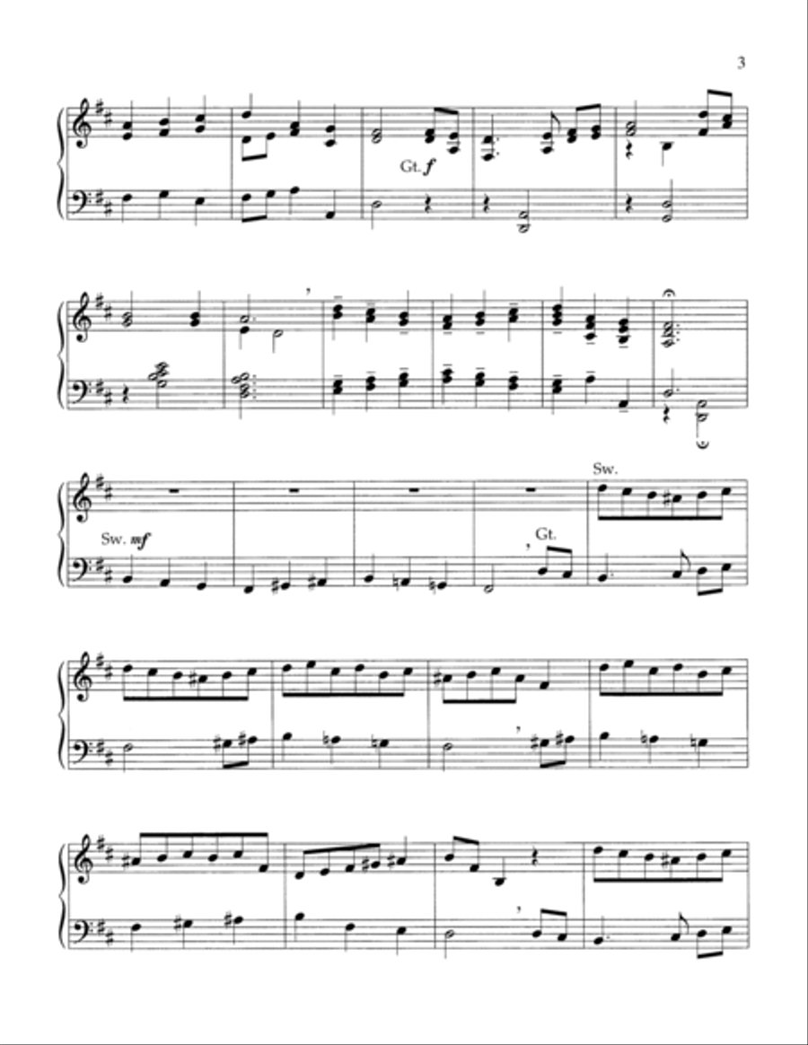 Joyful Tidings (Digital Download) Organ scores gallery preview page 3