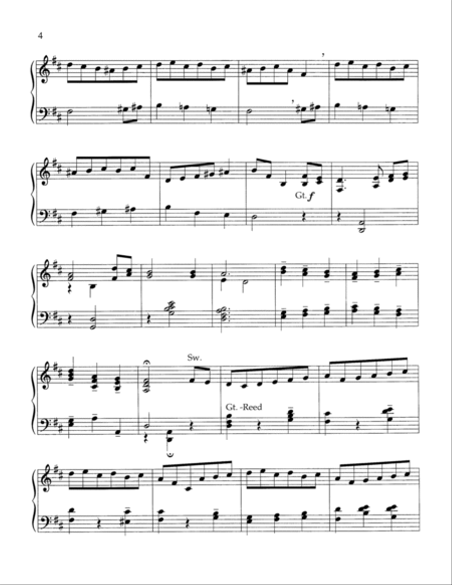 Joyful Tidings (Digital Download) Organ scores gallery preview page 4