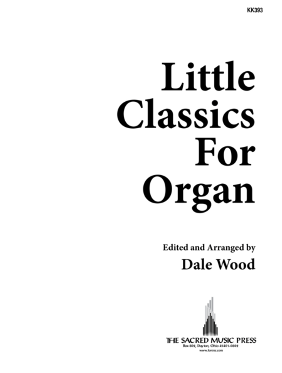 Little Classics for Organ (Digital Download) Organ scores gallery preview page 1
