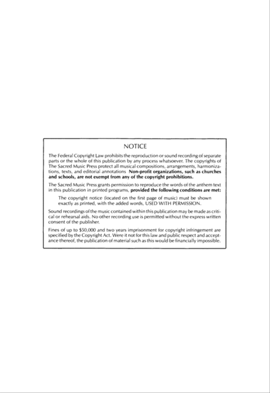 Benediction (Digital Download) 4-Part scores gallery preview page 2