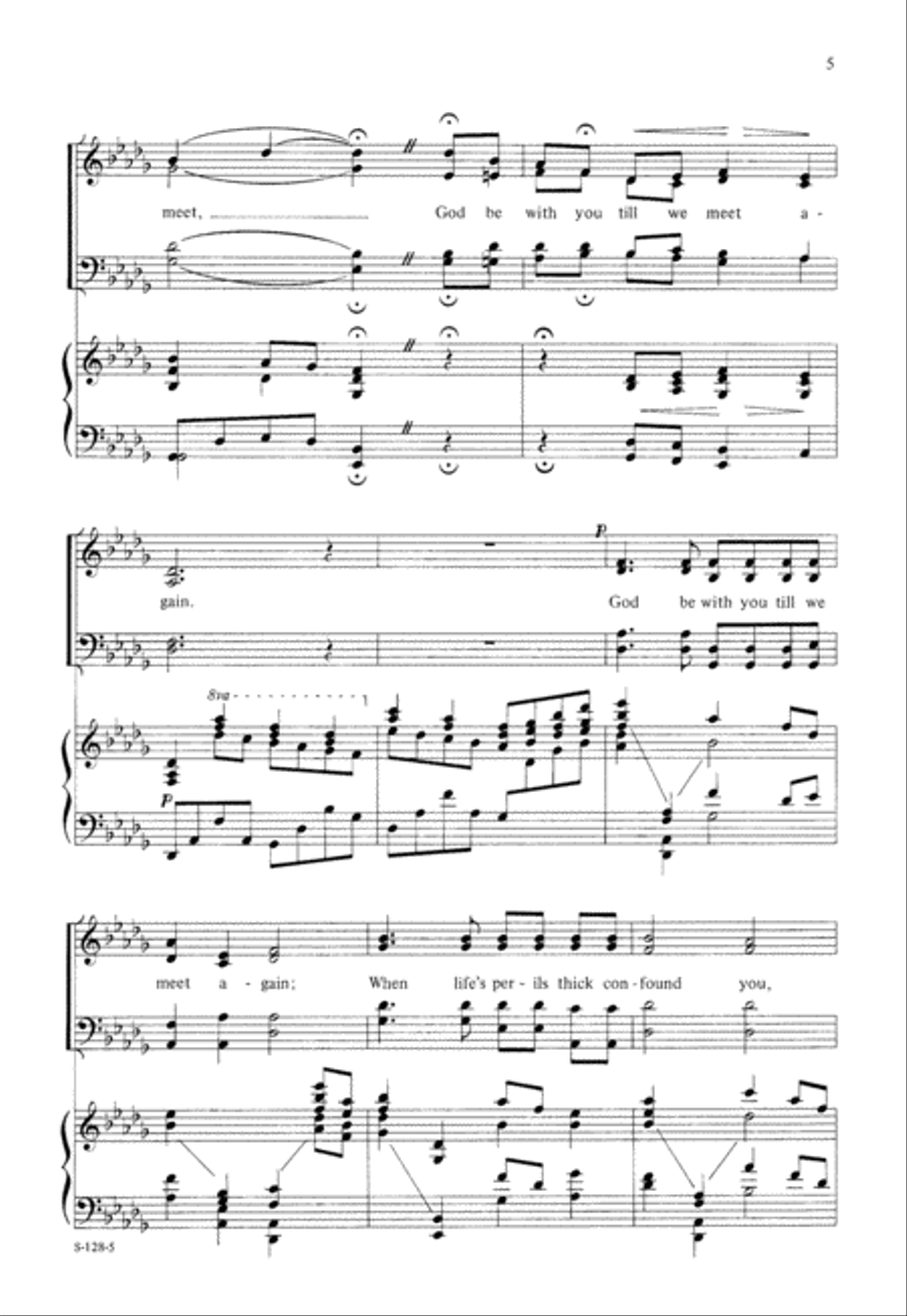 Benediction (Digital Download) 4-Part scores gallery preview page 5