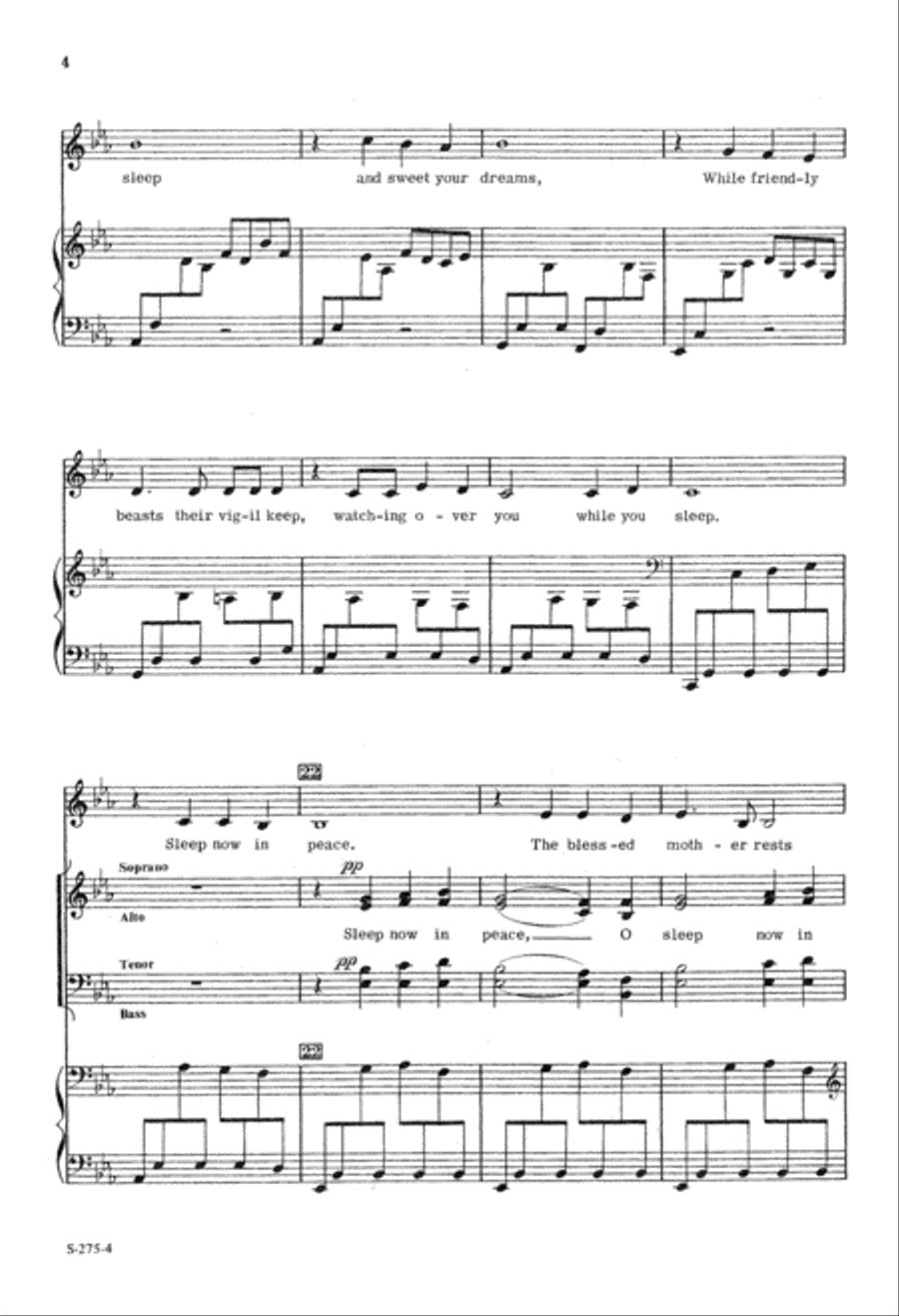 A Manger Carol A Manger Carol 4-Part scores gallery preview page 4
