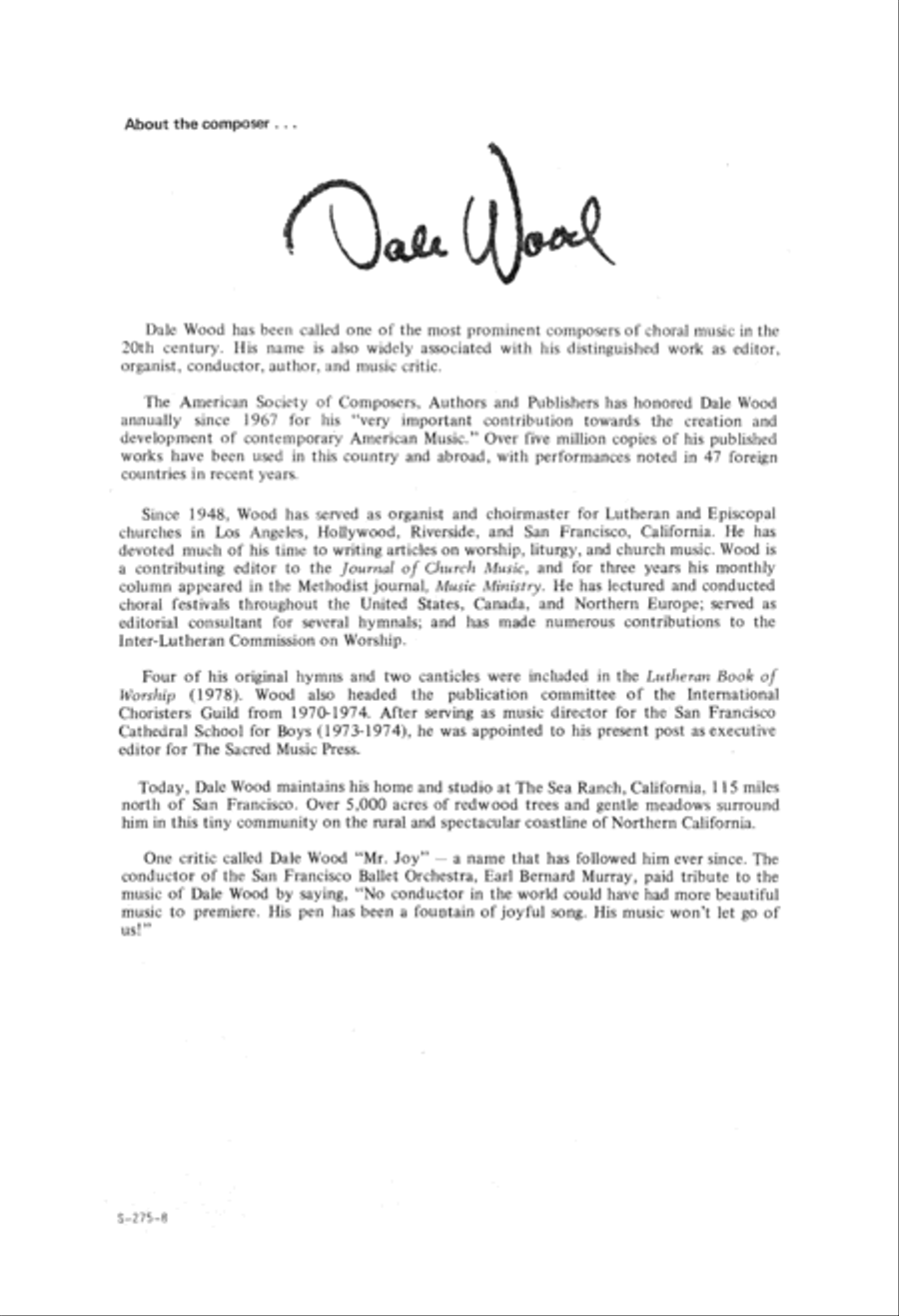 A Manger Carol A Manger Carol 4-Part scores gallery preview page 8