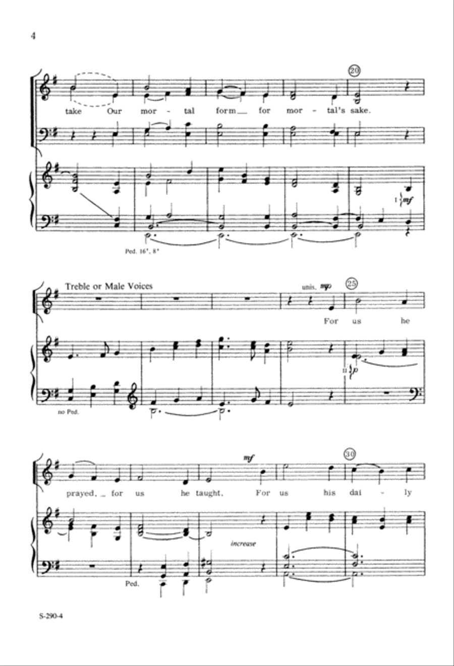 Hymn to the Trinity (Digital Download) 4-Part scores gallery preview page 4