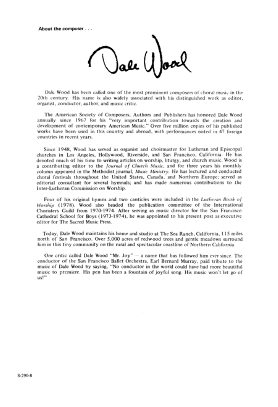 Hymn to the Trinity (Digital Download) 4-Part scores gallery preview page 8