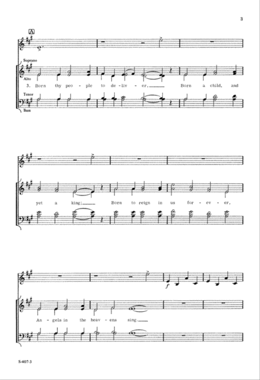 Christmas Eve Carol (Digital Download) 4-Part scores gallery preview page 3