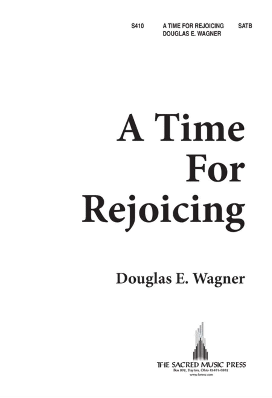 A Time for Rejoicing (Digital Download) 4-Part scores gallery preview page 1