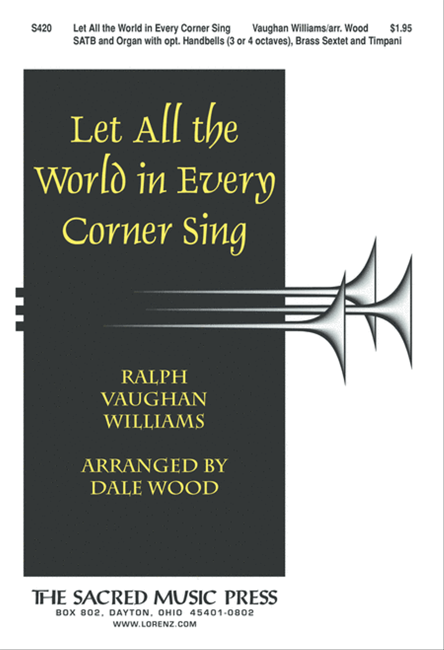 Let All the World in Every Corner Sing (Digital Download) 4-Part scores gallery preview page 1