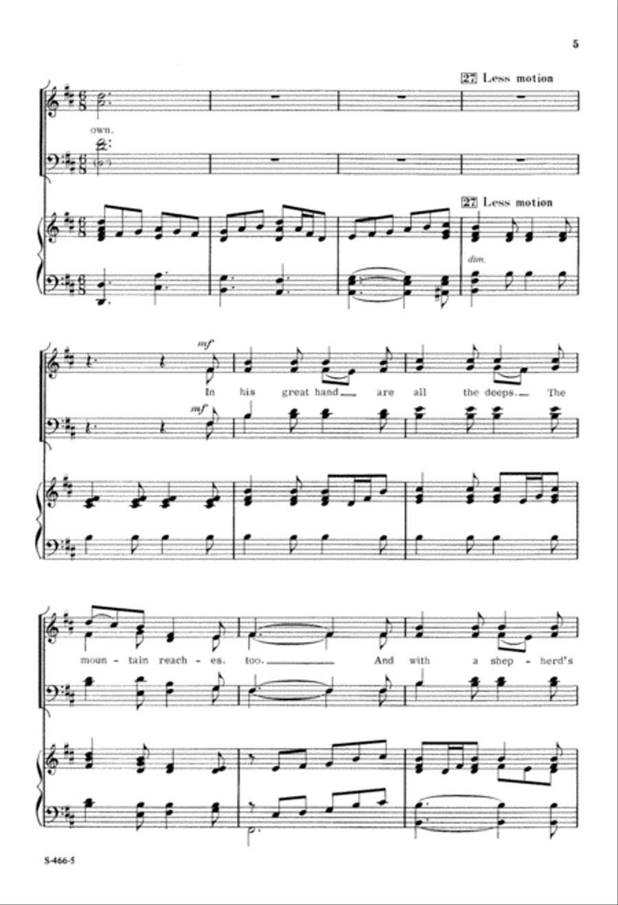 Subscription Fee - Mis [Wcc Canada] (Digital Download) 4-Part scores gallery preview page 5