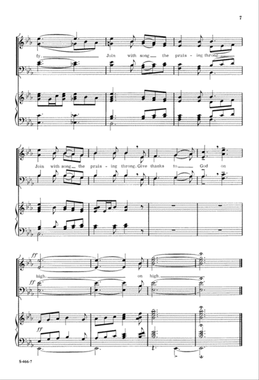 Subscription Fee - Mis [Wcc Canada] (Digital Download) 4-Part scores gallery preview page 7