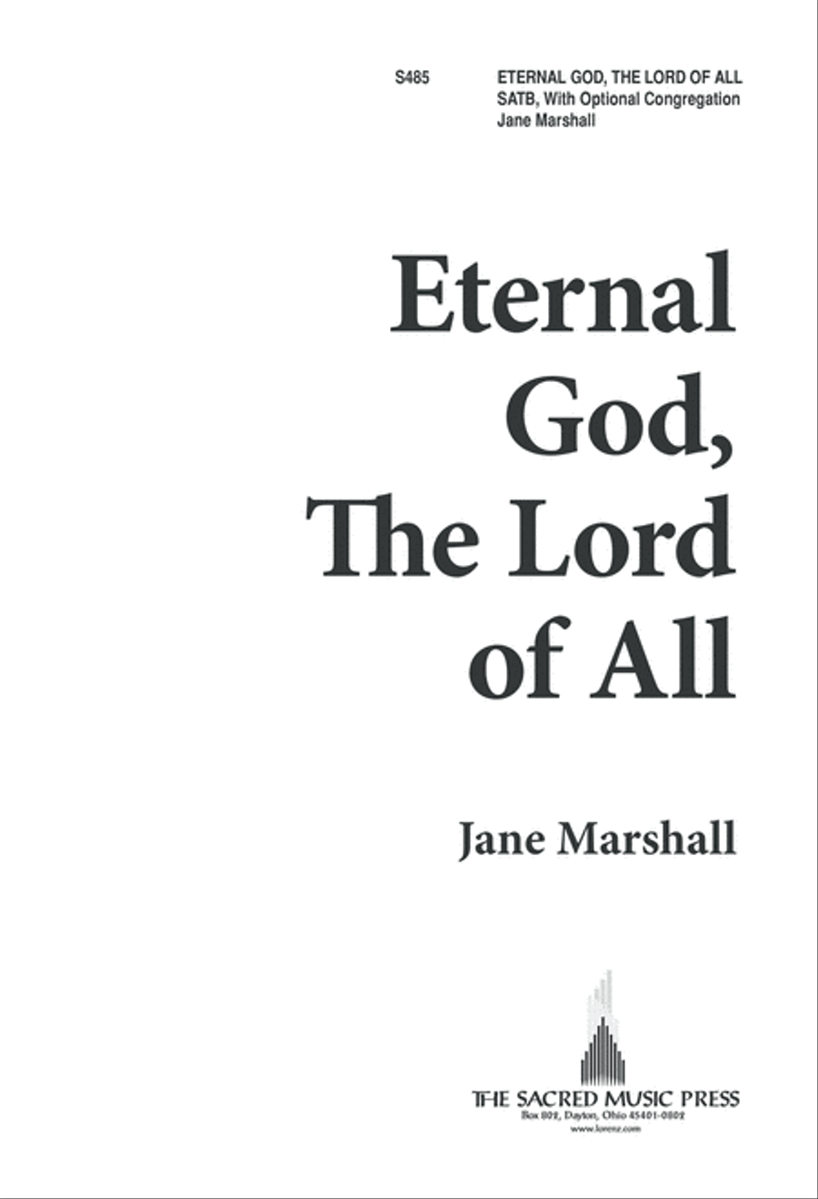 Eternal God, the Lord of All (Digital Download) 4-Part scores gallery preview page 1