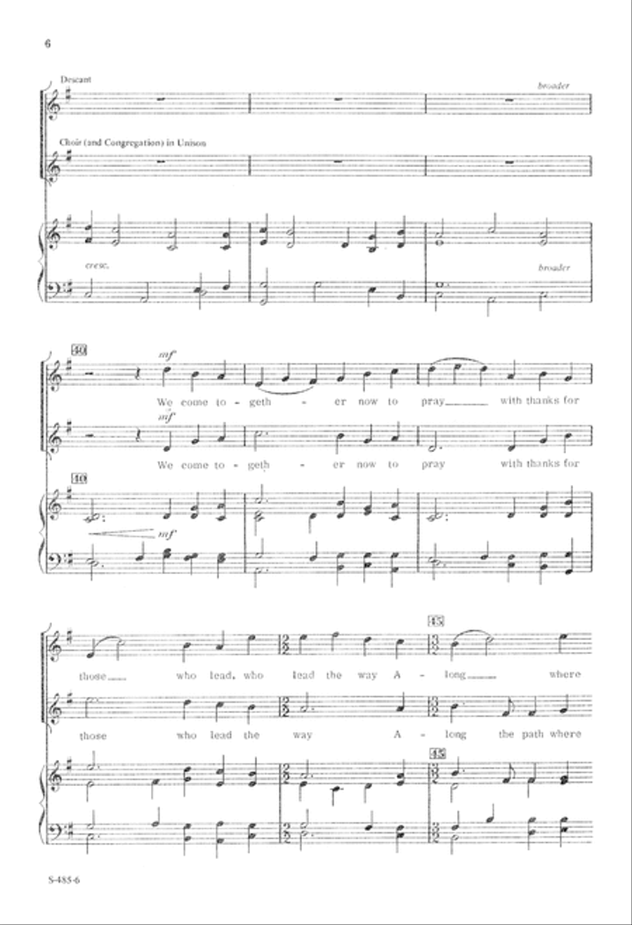 Eternal God, the Lord of All (Digital Download) 4-Part scores gallery preview page 6