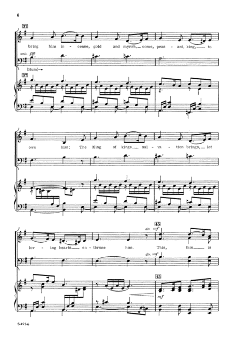 What Child is This? (Digital Download) 4-Part scores gallery preview page 6