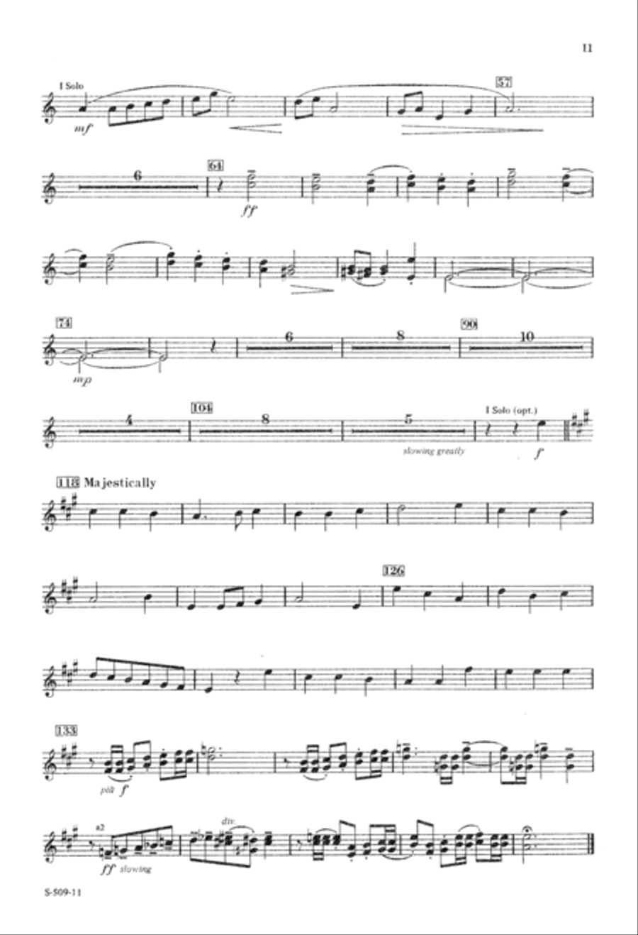 O Worship the King (Digital Download) 4-Part scores gallery preview page 11