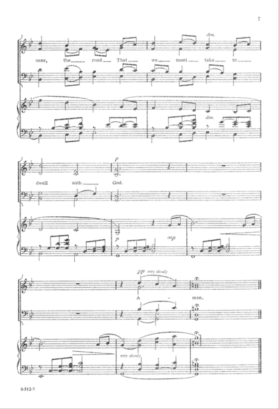 Come, Gracious Spirit (Digital Download) 4-Part scores gallery preview page 7