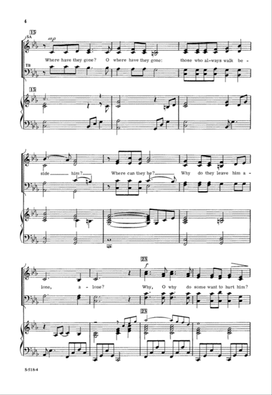 Who is That Man? (Digital Download) 4-Part scores gallery preview page 4