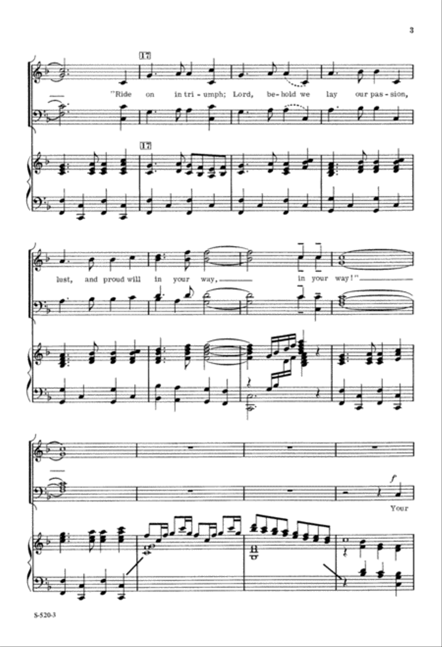 Now Enter Your Jerusalem (Digital Download) 4-Part scores gallery preview page 3