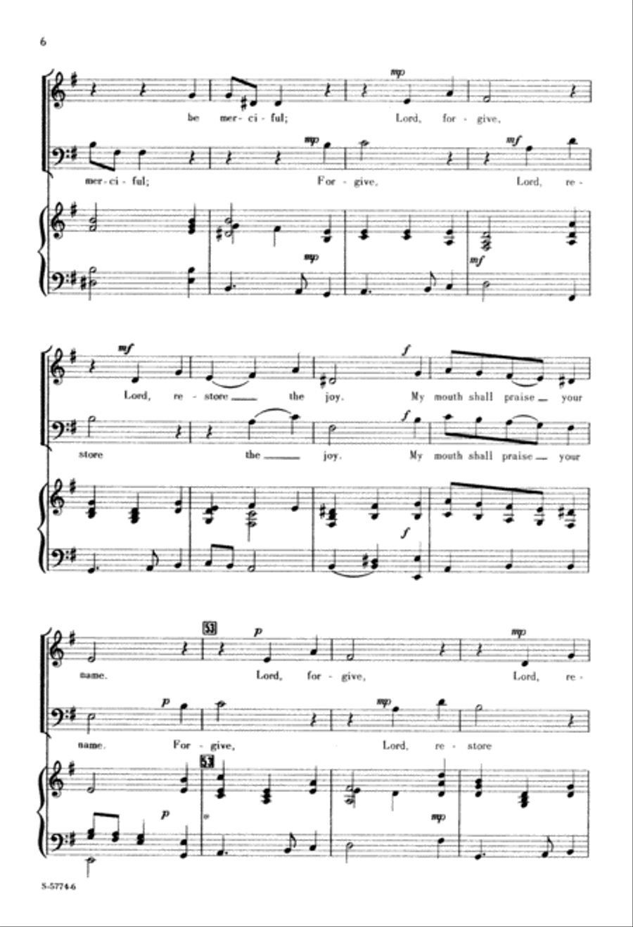 O God Have Mercy (Digital Download) 2-Part scores gallery preview page 6