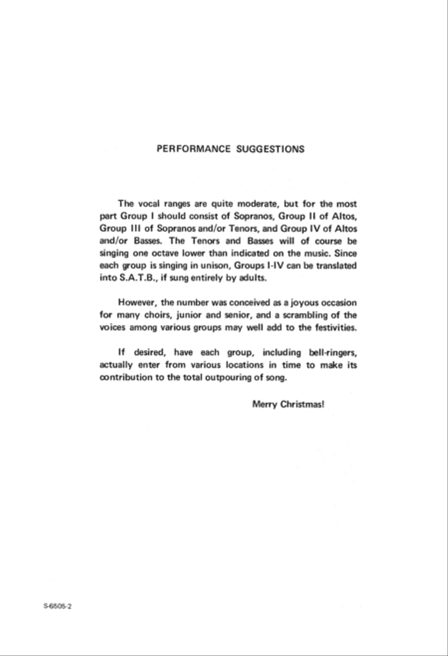 Christmas Festival (Digital Download) 4-Part scores gallery preview page 2