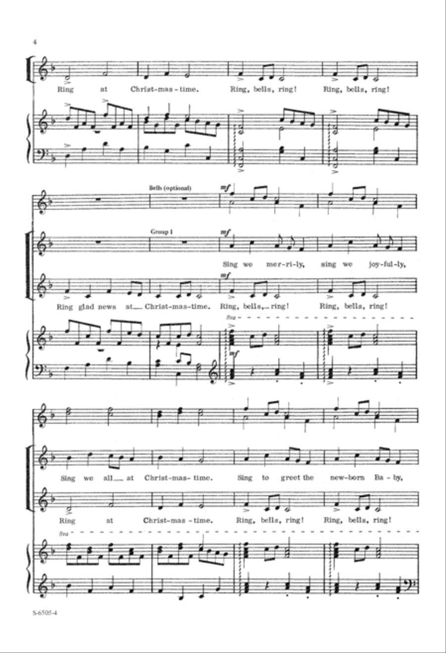 Christmas Festival (Digital Download) 4-Part scores gallery preview page 4