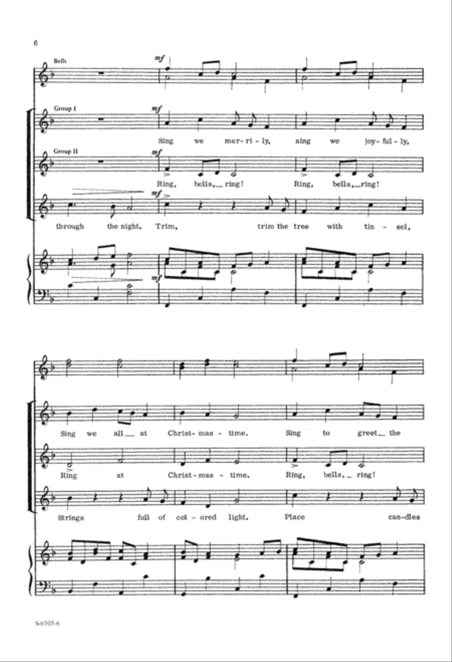 Christmas Festival (Digital Download) 4-Part scores gallery preview page 6