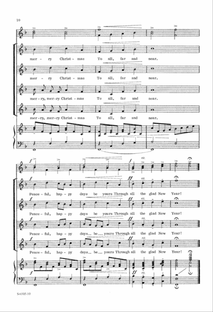 Christmas Festival (Digital Download) 4-Part scores gallery preview page 10