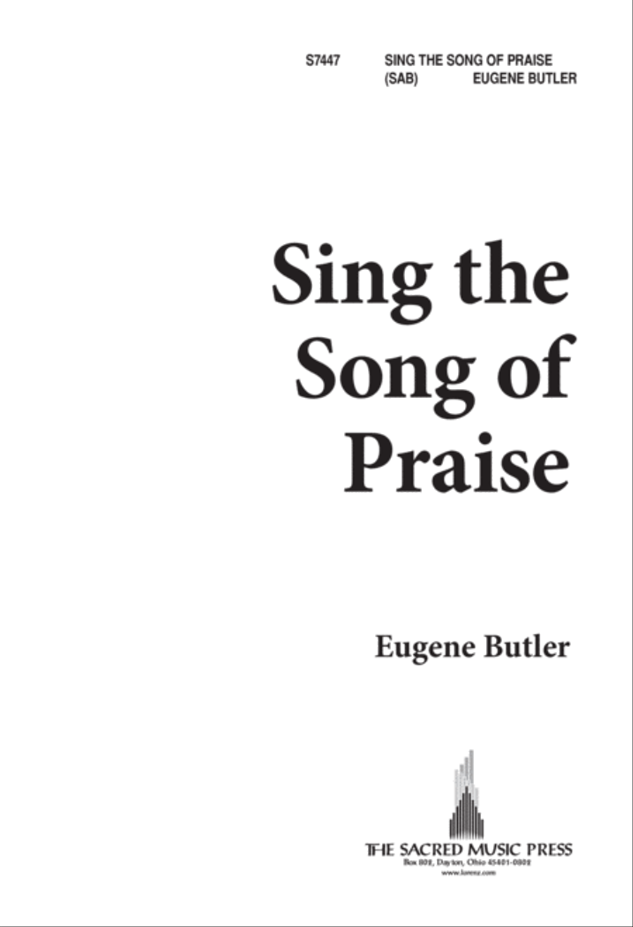 Sing the Song of Praise (Digital Download) 3-Part scores gallery preview page 1