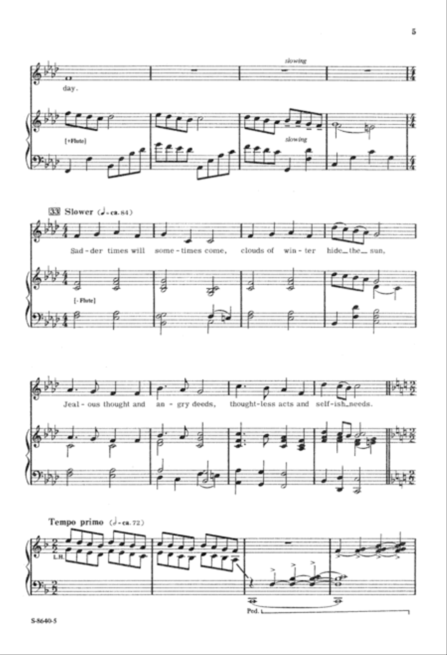 Simple Gifts Are Best (Digital Download) Unison Choir scores gallery preview page 5