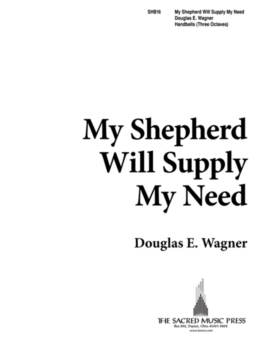 My Shepherd Will Supply My Need 3-Octaves scores gallery preview page 1
