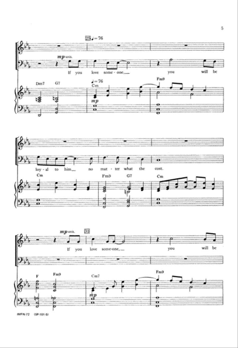 Love (Digital Download) Love (Digital Download) 4-Part scores gallery preview page 5