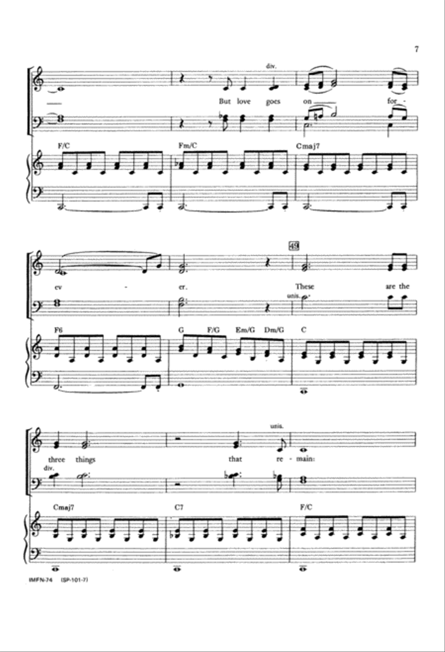 Love (Digital Download) Love (Digital Download) 4-Part scores gallery preview page 7