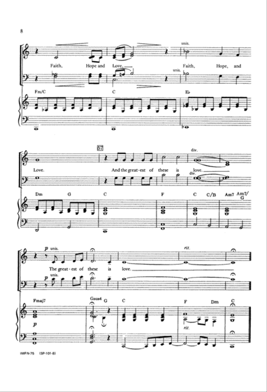 Love (Digital Download) Love (Digital Download) 4-Part scores gallery preview page 8