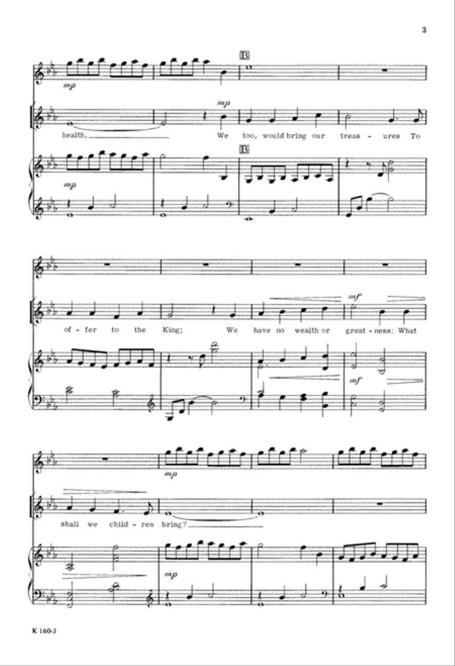 The Wise May Bring Their Learning (Digital Download) Unison Choir scores gallery preview page 3