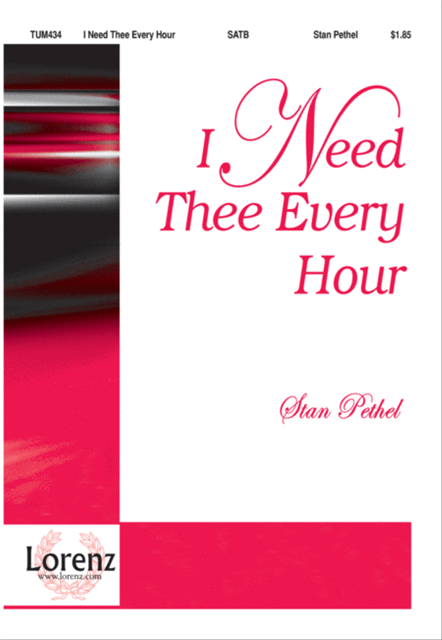 I Need Thee Every Hour (Digital Download) 4-Part scores gallery preview page 1