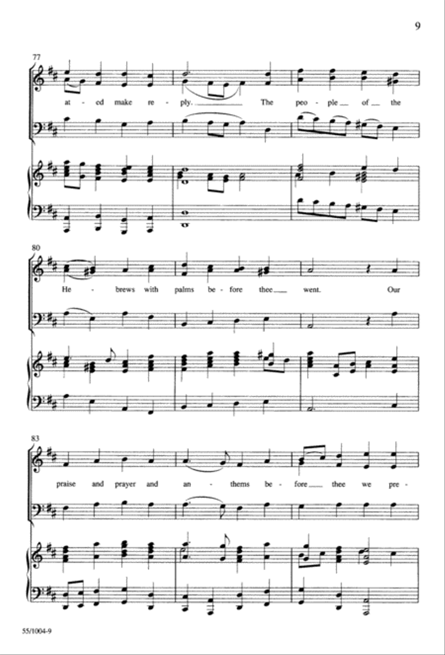 Rejoice The Lord Is King (Digital Download) 3-Part scores gallery preview page 11